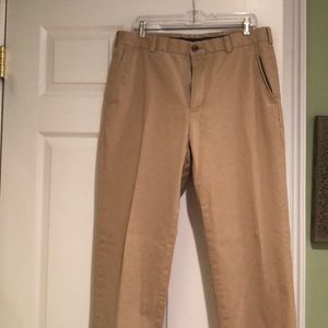 Brooks Brothers Clark Chino Khaki Trousers W35/L30